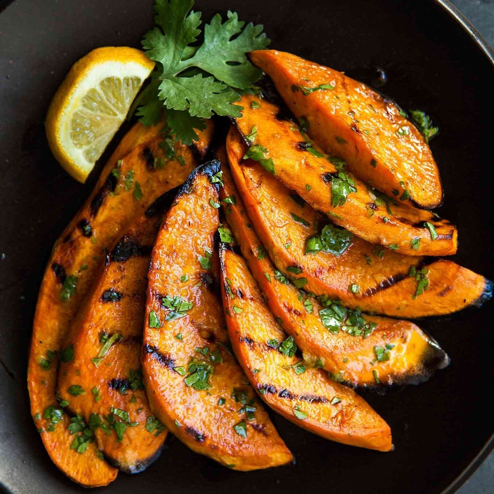 Image of Grilled Sweet Potato Wedges