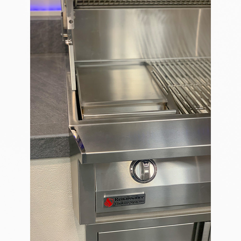 Image of Dual Plate Stainless Griddle for ARG Series Grills - ASG2