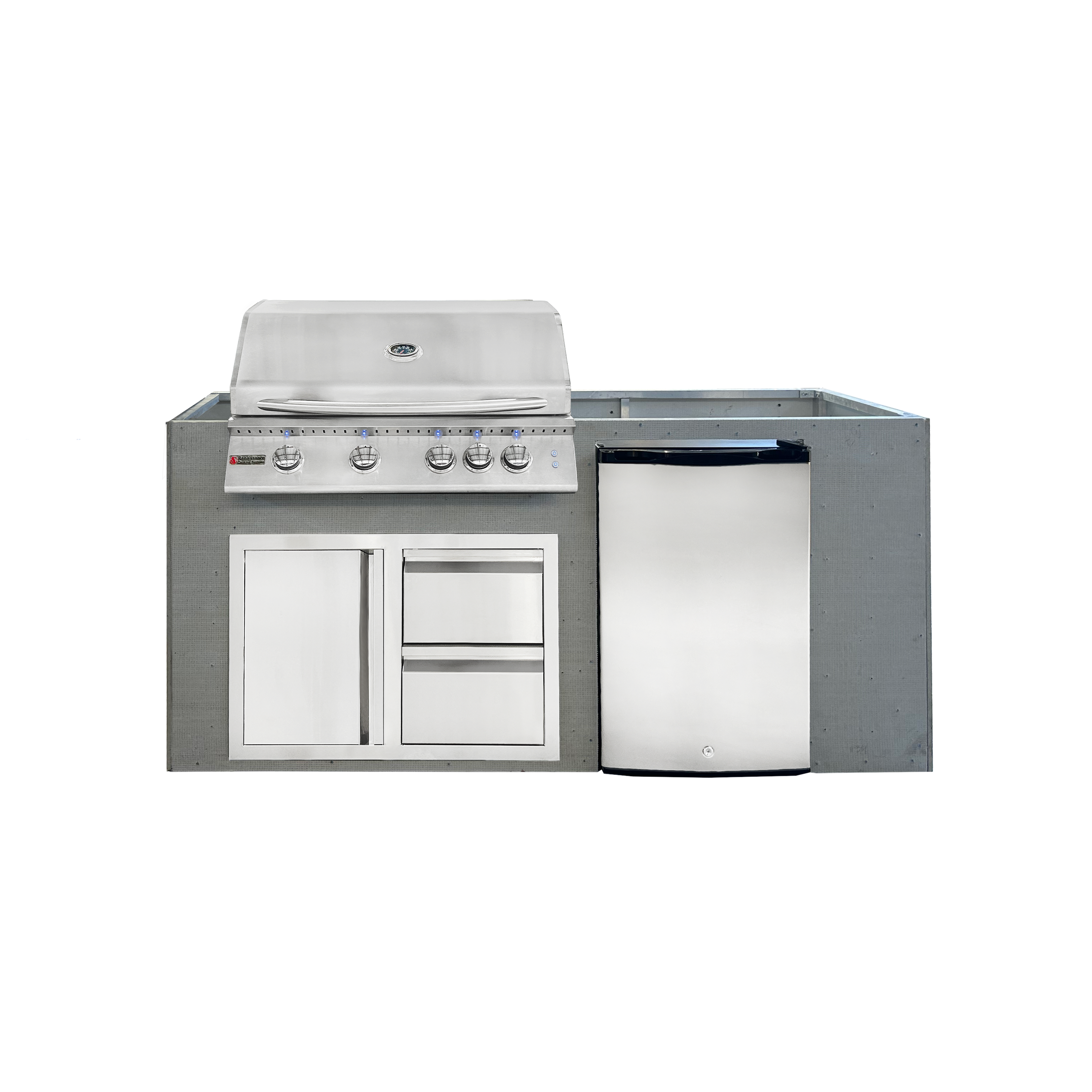 Image of 6ft Outdoor Kitchen - Unfinished Cabinet