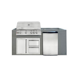 Image of 6ft Outdoor Kitchen - Unfinished Cabinet