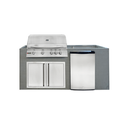 Image of 6ft Outdoor Kitchen - Unfinished Cabinet