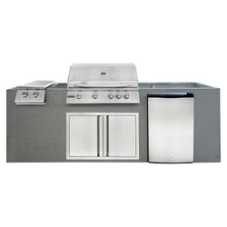 Image of 8ft Outdoor Kitchen - Unfinished Cabinet