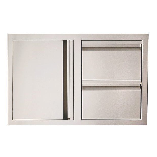 Double Drawers w/ Single Door - VDC1SC