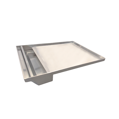 Stainless Steel Flat Top Griddle Grill Topper – Fits Gas Stove, Outdoor Grill Pan
