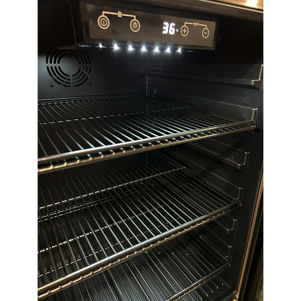 Image of REFR2D, Outdoor Rated Refrigerator with glass door by rcs grills