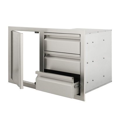 Triple Drawer w/ Single Door Combo Soft Close VDC2SC | Renaissance