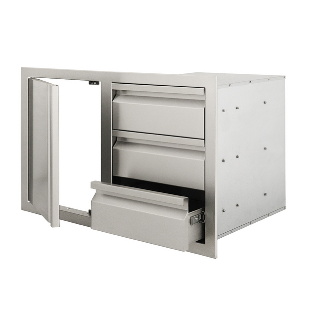 Triple Drawers w/ Single Door - VDC2SC