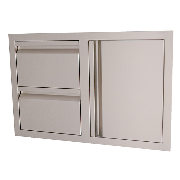 Double Drawers w/ Single Door - VDC1SC