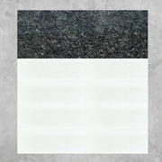 6ft Outdoor Kitchen - White Cabinet w/ Black Granite Countertop
