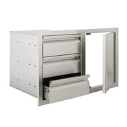 Triple Drawers w/ Single Door - VDC2SC